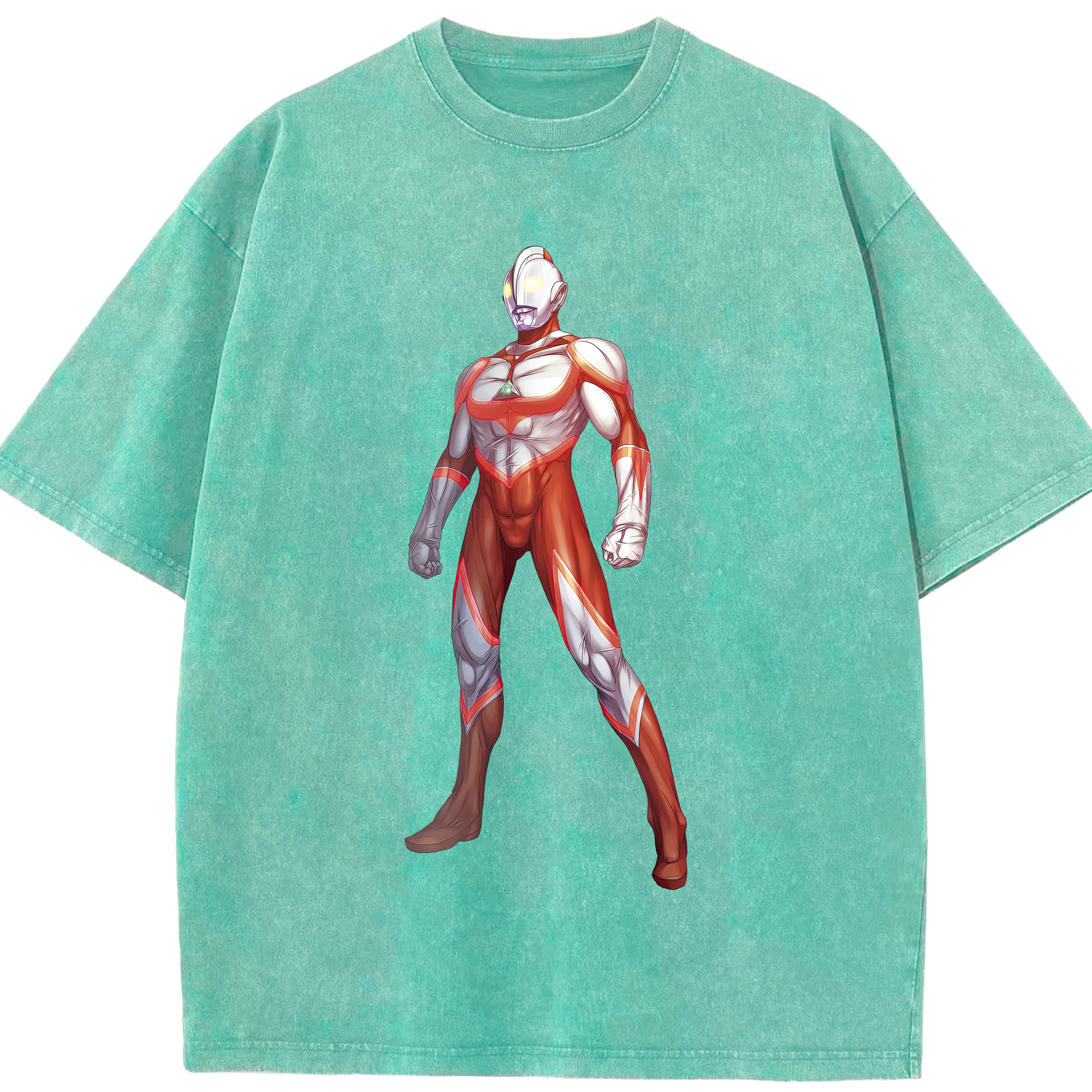 （画像用） ウルトラマン Ultraman 綿100% ヴィンテージ風 半袖Tシャツ（フロントプリント）